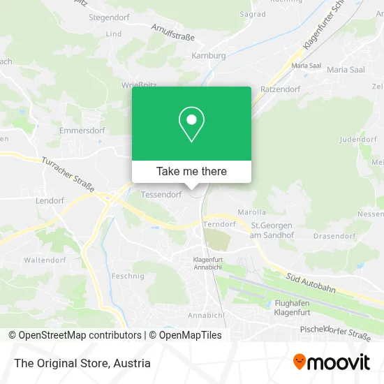 The Original Store map