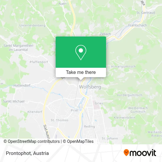 Prontophot map