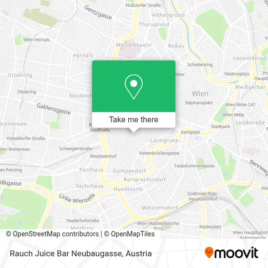 Rauch Juice Bar Neubaugasse map