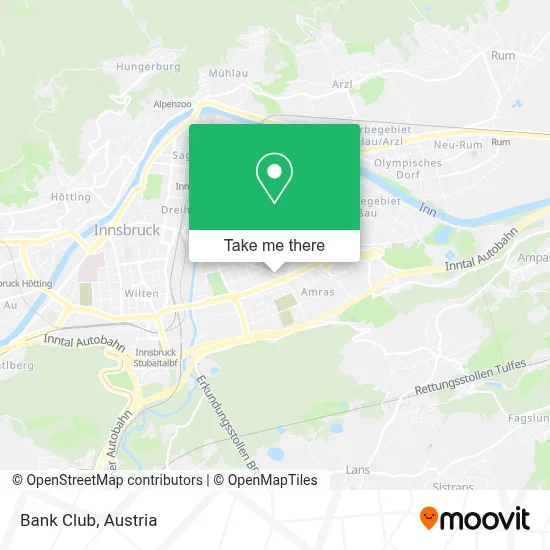 Bank Club map