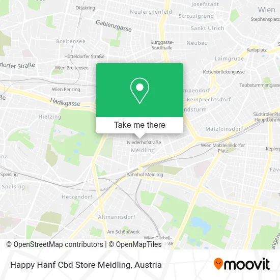 Happy Hanf Cbd Store Meidling map