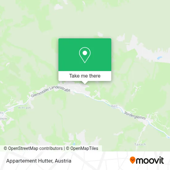 Appartement Hutter map