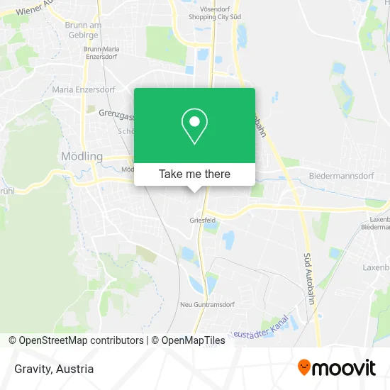 Gravity map