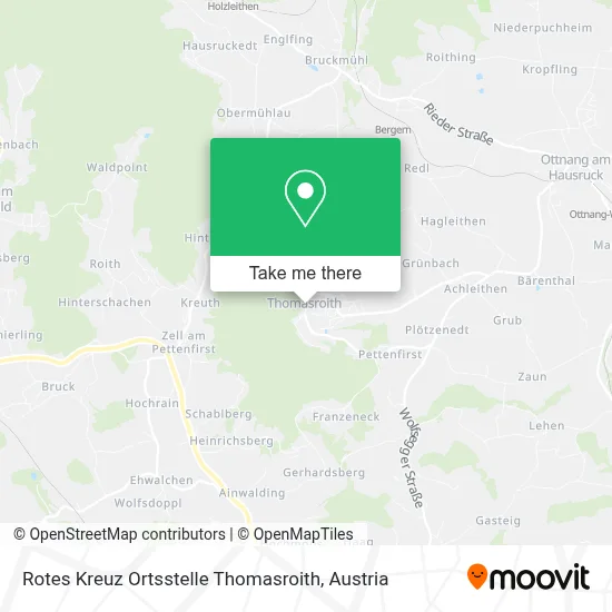 Rotes Kreuz Ortsstelle Thomasroith map