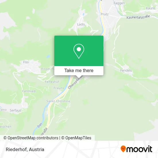 Riederhof map