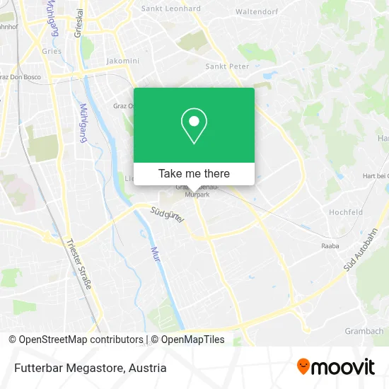 Futterbar Megastore map