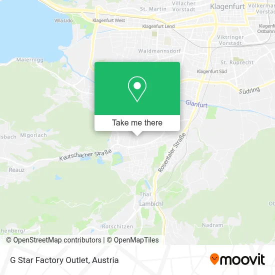 G Star Factory Outlet map