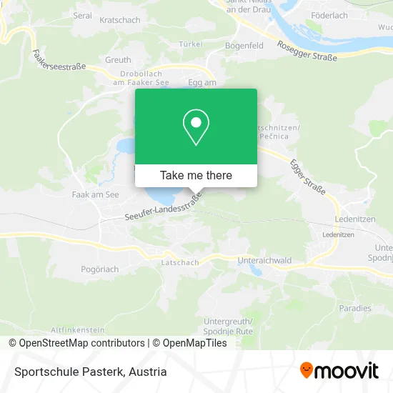 Sportschule Pasterk map
