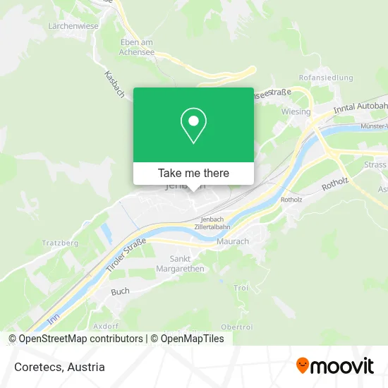 Coretecs map