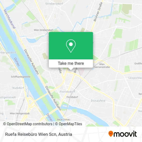 Ruefa Reisebüro Wien Scn map