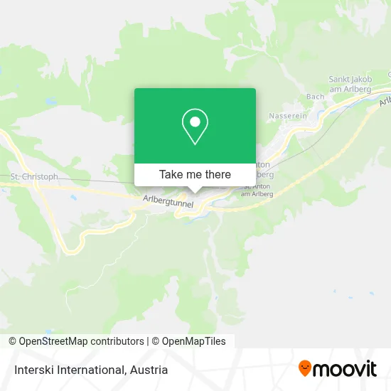 Interski International map
