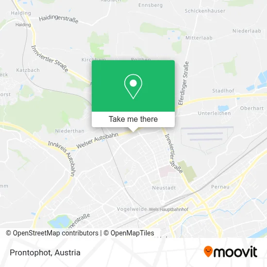 Prontophot map