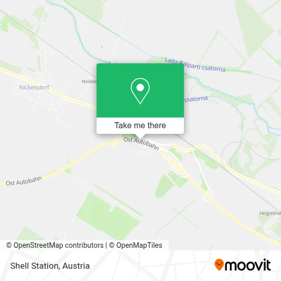 Shell Station map