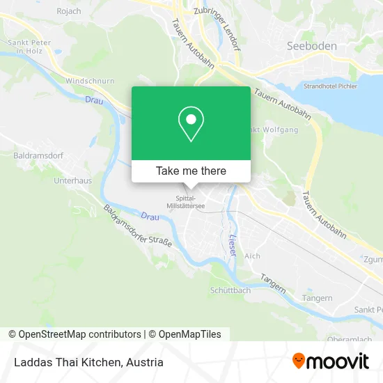 Laddas Thai Kitchen map
