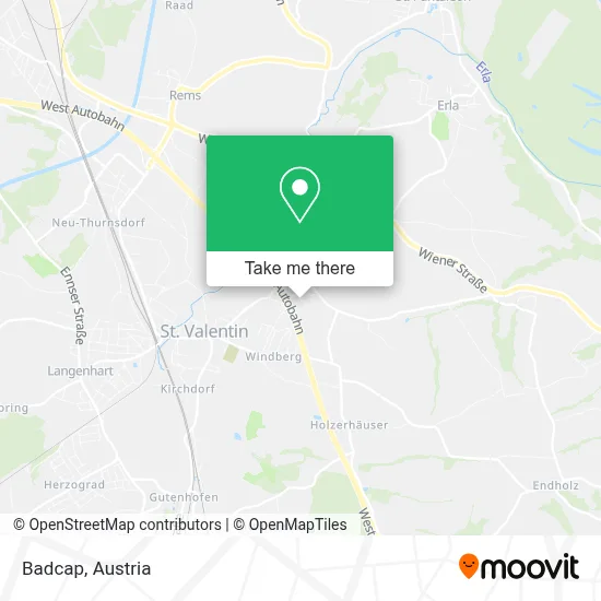 Badcap map