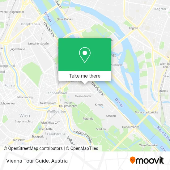 Vienna Tour Guide map