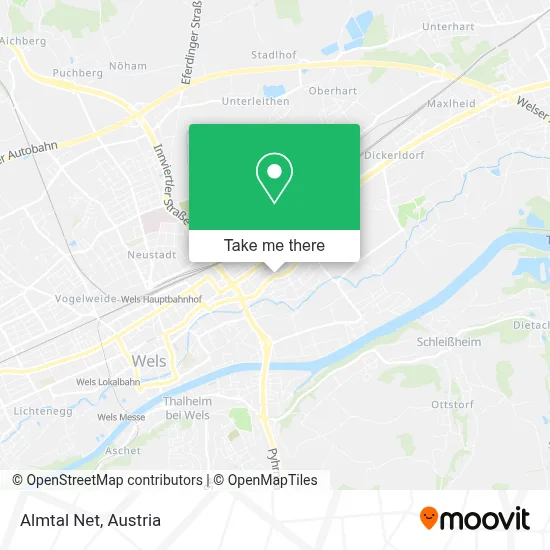 Almtal Net map