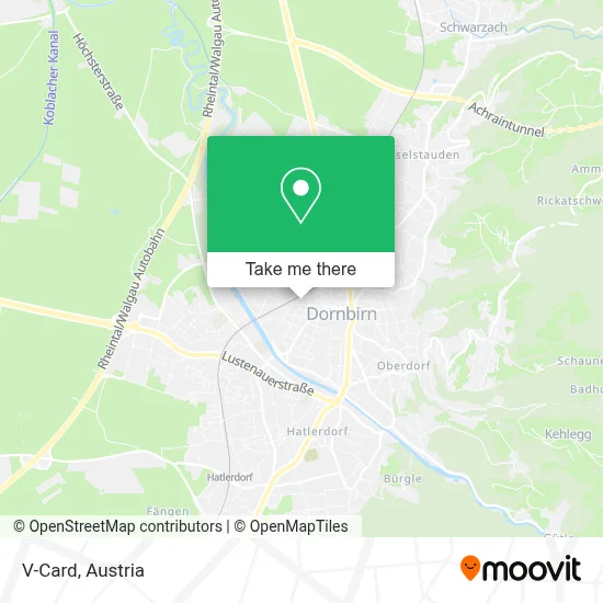 V-Card map