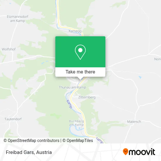 Freibad Gars map