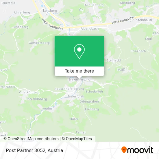 Post Partner 3052 map