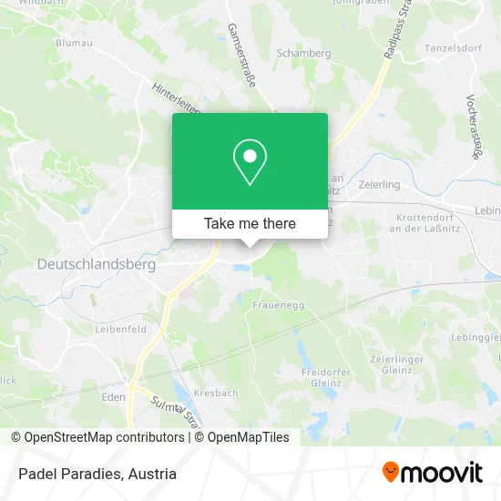 Padel Paradies map