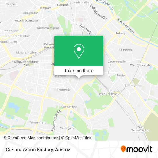 Co-Innovation Factory map