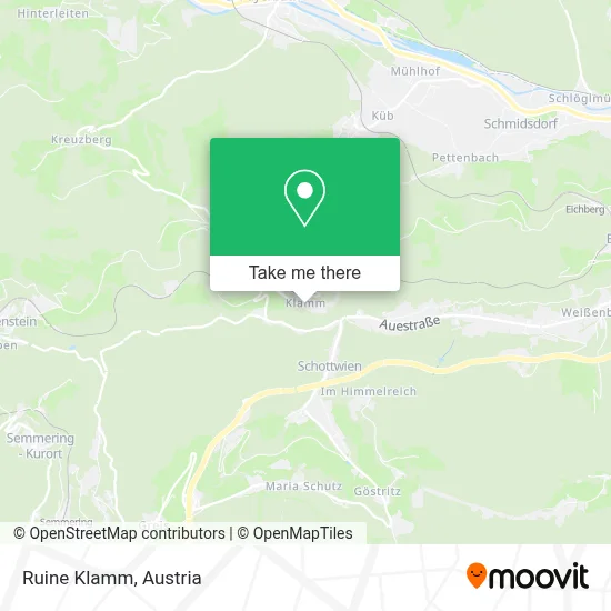 Ruine Klamm map