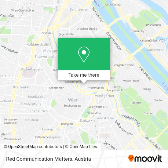 Red Communication Matters map