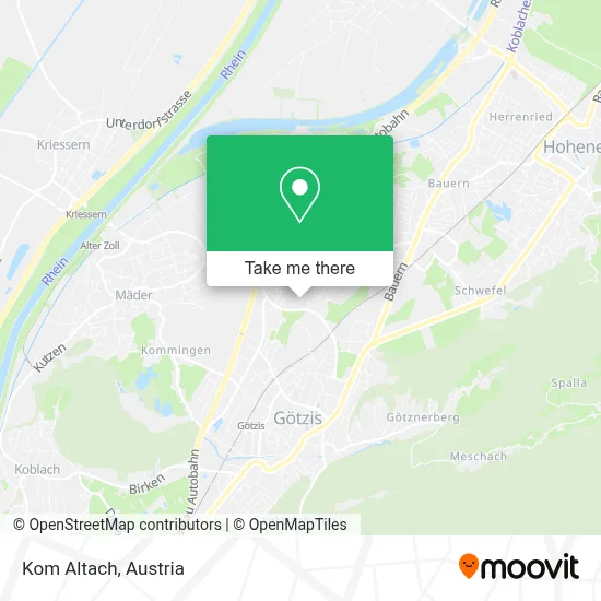Kom Altach map