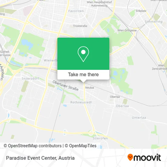 Paradise Event Center map