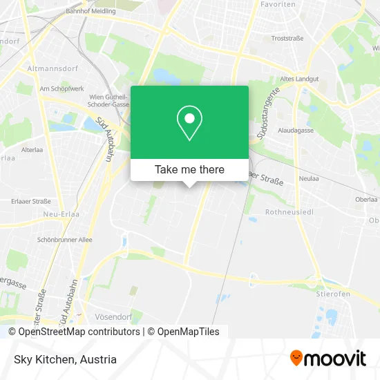 Sky Kitchen map