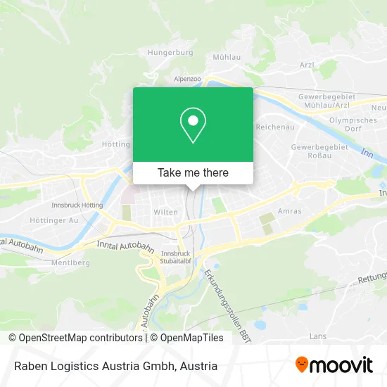 Raben Logistics Austria Gmbh map