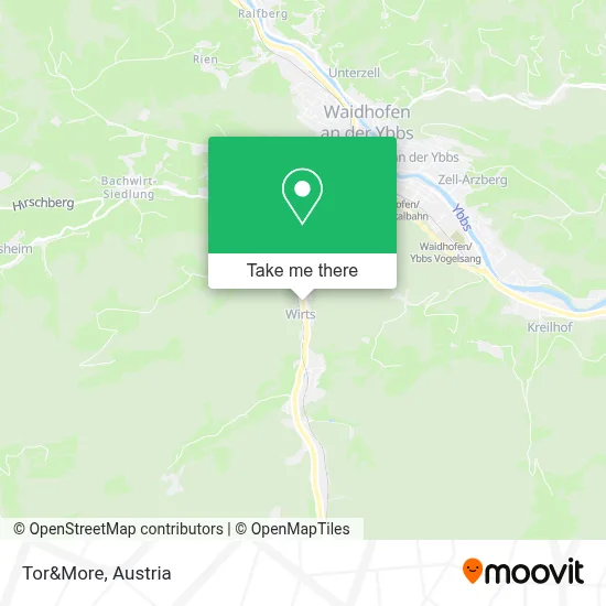 Tor&More map