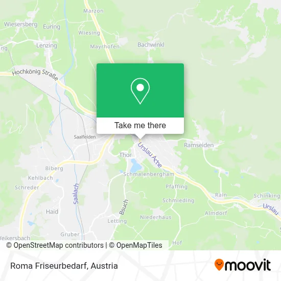Roma Friseurbedarf map