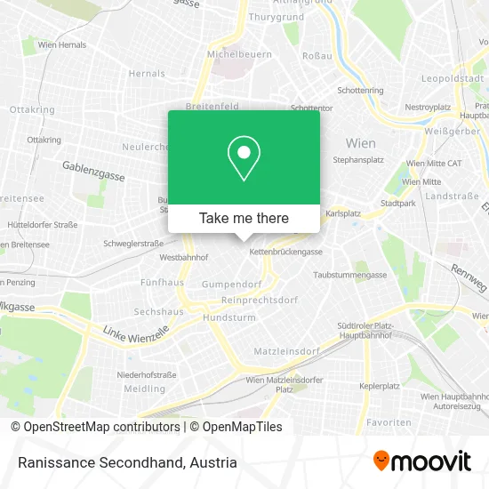 Ranissance Secondhand map