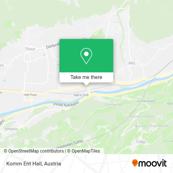 Komm Ent Hall map