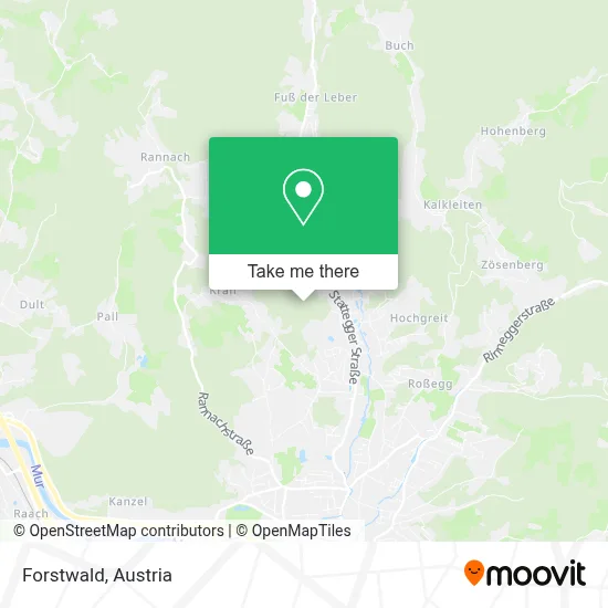 Forstwald map