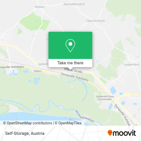 Self-Storage map