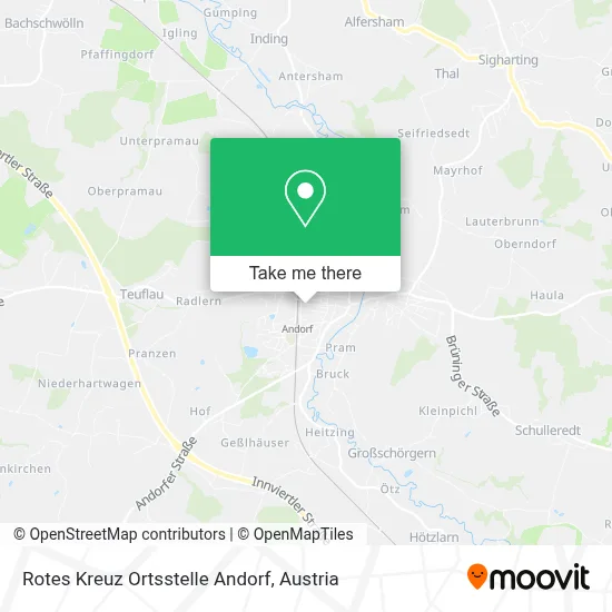 Rotes Kreuz Ortsstelle Andorf map
