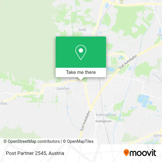 Post Partner 2545 map