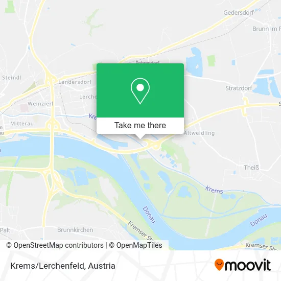 Krems/Lerchenfeld map
