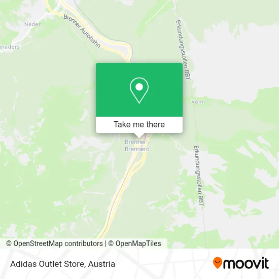 Adidas Outlet Store map