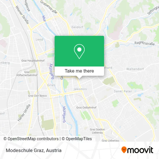 Modeschule Graz map