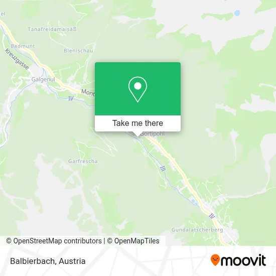 Balbierbach map