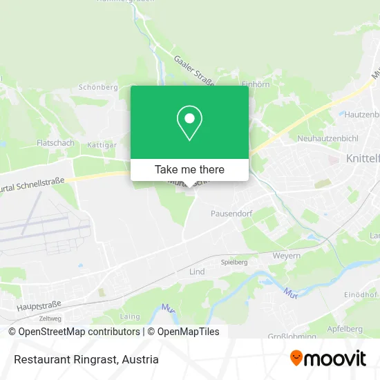 Restaurant Ringrast map