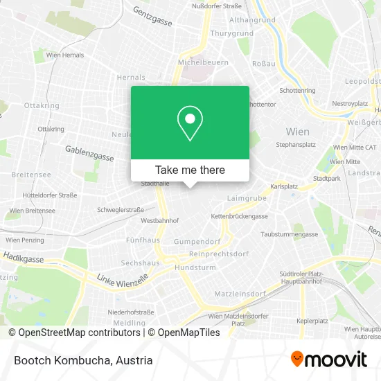 Bootch Kombucha map