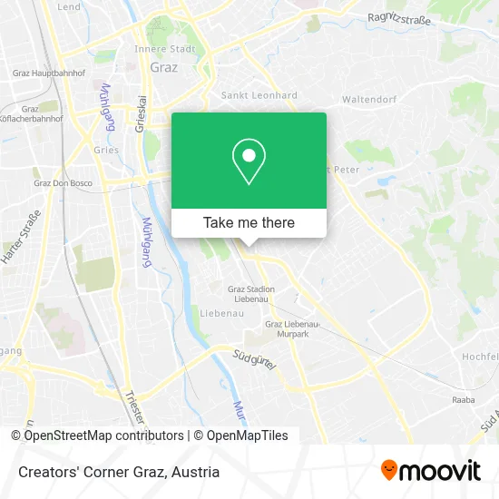 Creators' Corner Graz map