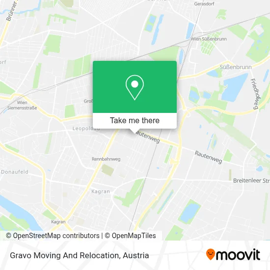 Gravo Moving And Relocation map