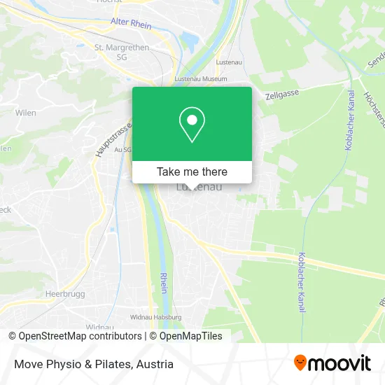 Move Physio & Pilates map