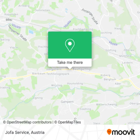 Jofa Service map